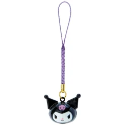 Japan Original Kuromi Mini Mascot Bell Charm