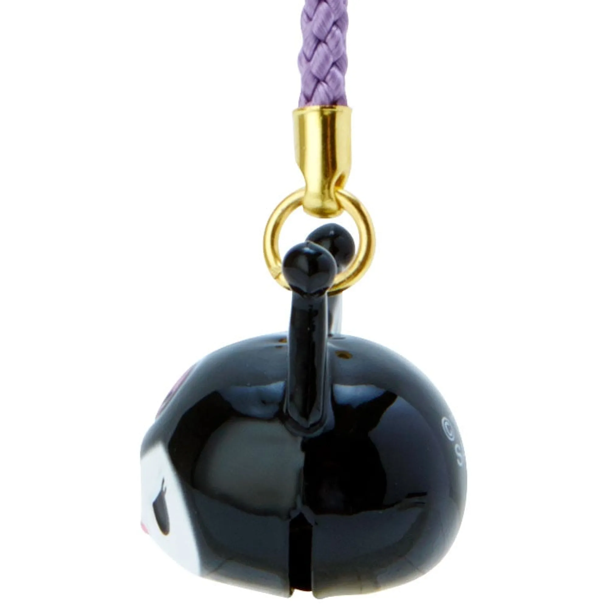 Japan Original Kuromi Mini Mascot Bell Charm