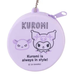 Japan Original Kuromi Mini Silicone Case Keychain