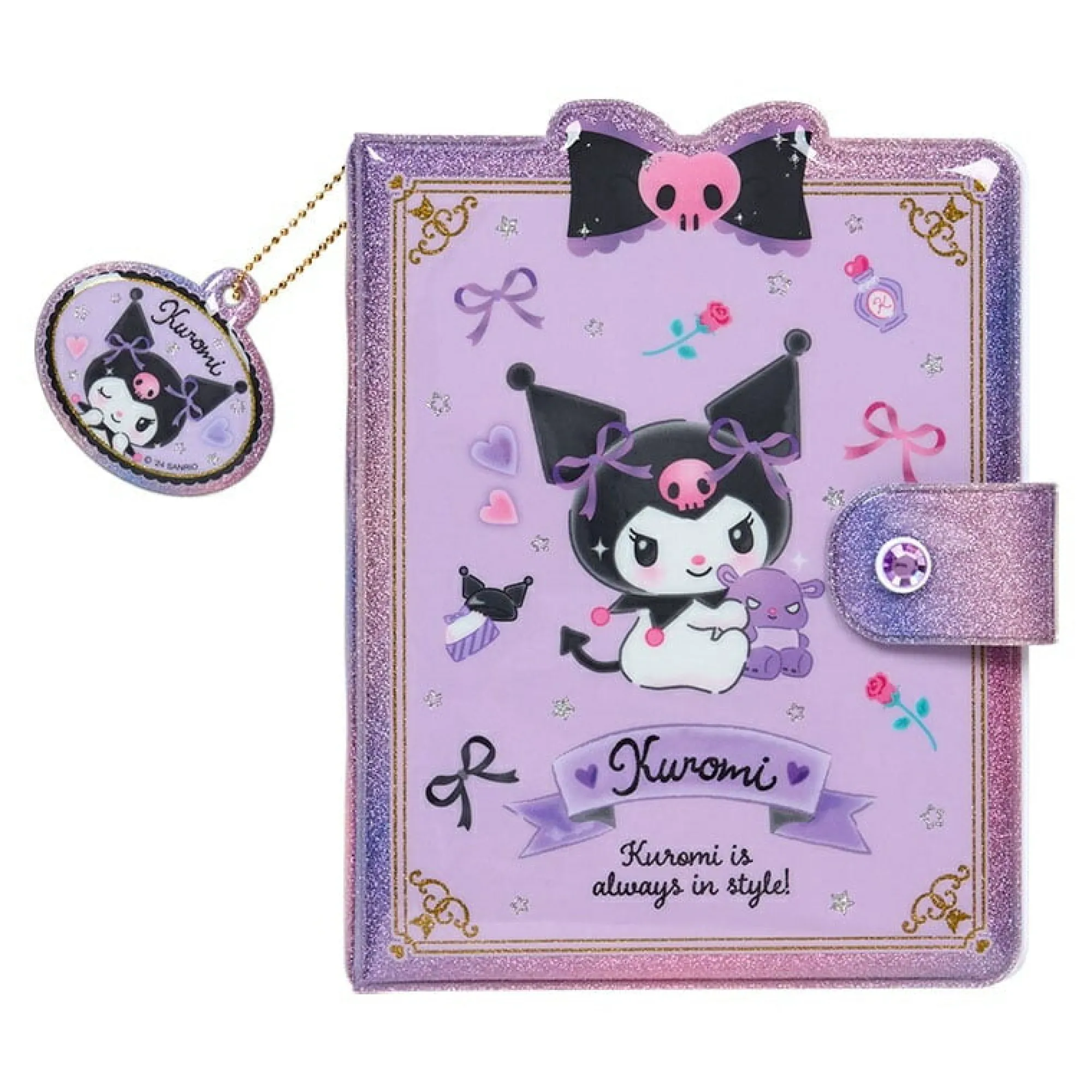 Japan Original Kuromi Mini Sticker Collect Book