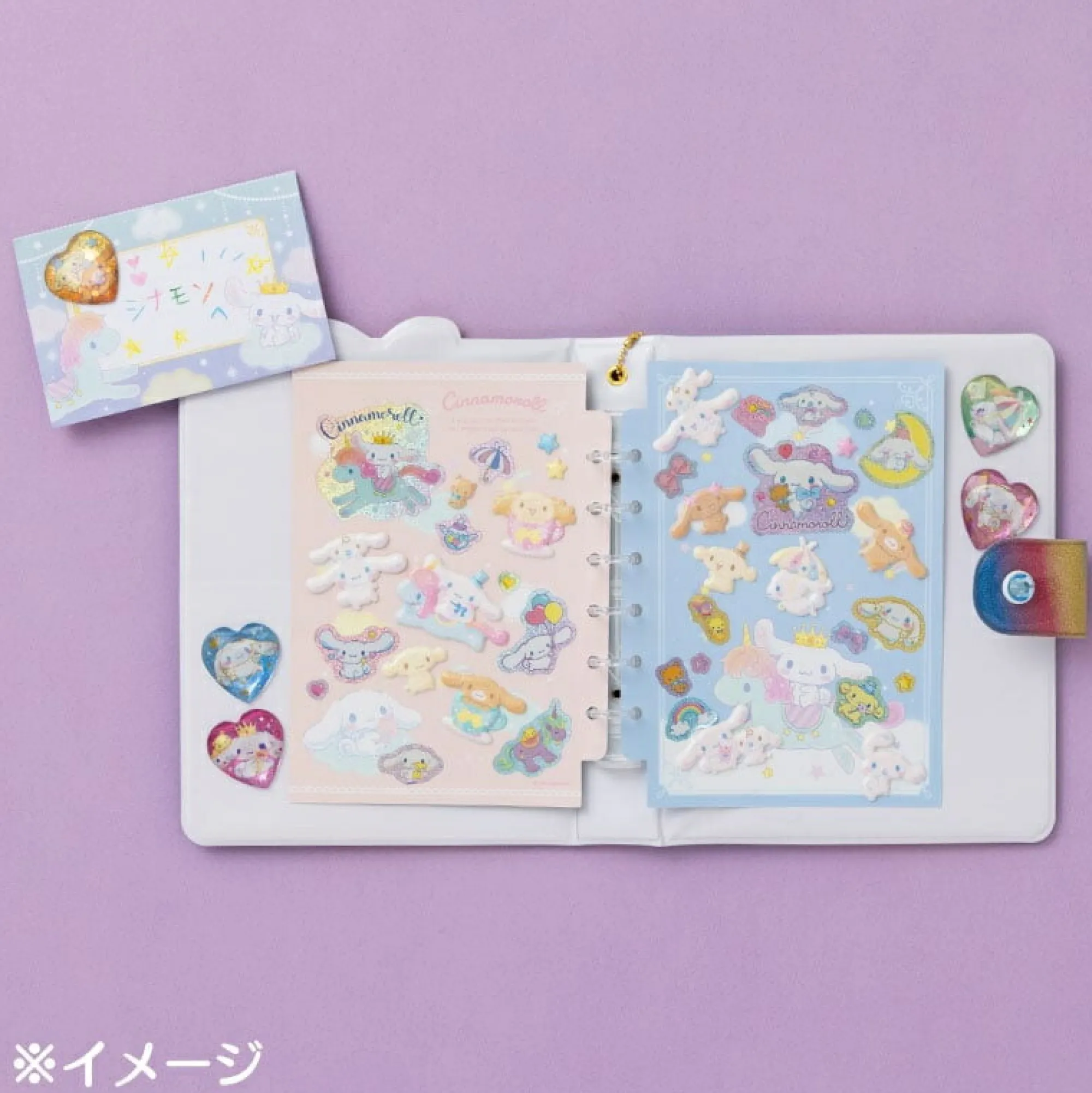 Japan Original Kuromi Mini Sticker Collect Book