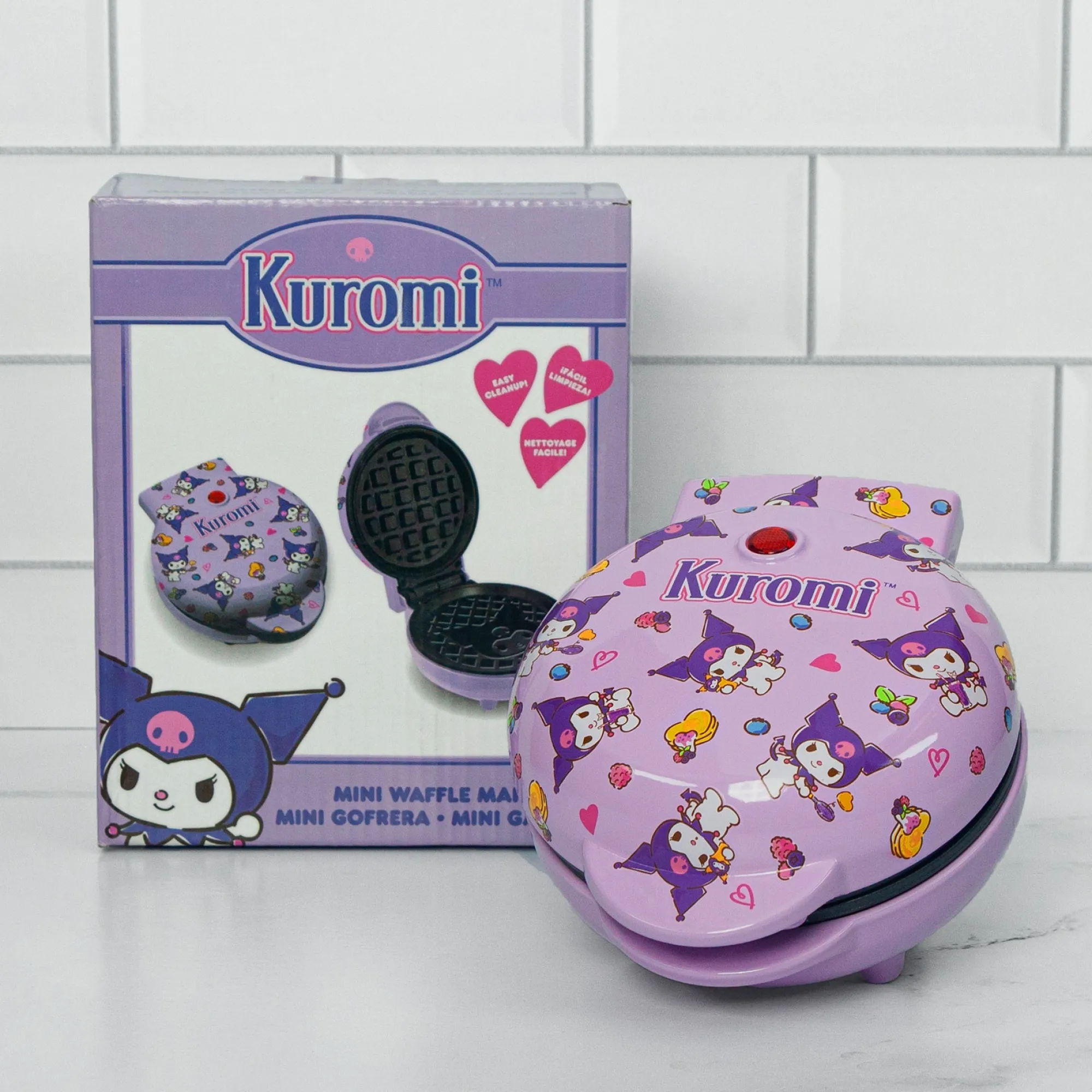 Uncanny Brands Wholesale Kuromi Mini Waffle Maker