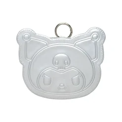 Japan Original Kuromi Mini Zipper Pouch (Silver Houndstooth Series)