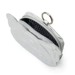 Japan Original Kuromi Mini Zipper Pouch (Silver Houndstooth Series)
