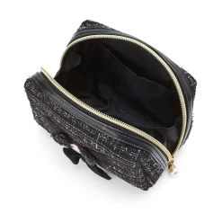 Japan Original Kuromi Mini Zipper Pouch (Winter Tweed Series)
