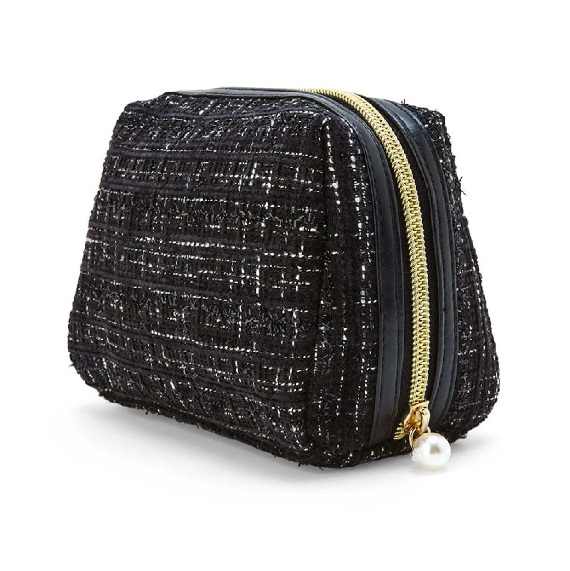 Japan Original Kuromi Mini Zipper Pouch (Winter Tweed Series)