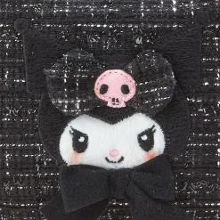 Japan Original Kuromi Mini Zipper Pouch (Winter Tweed Series)