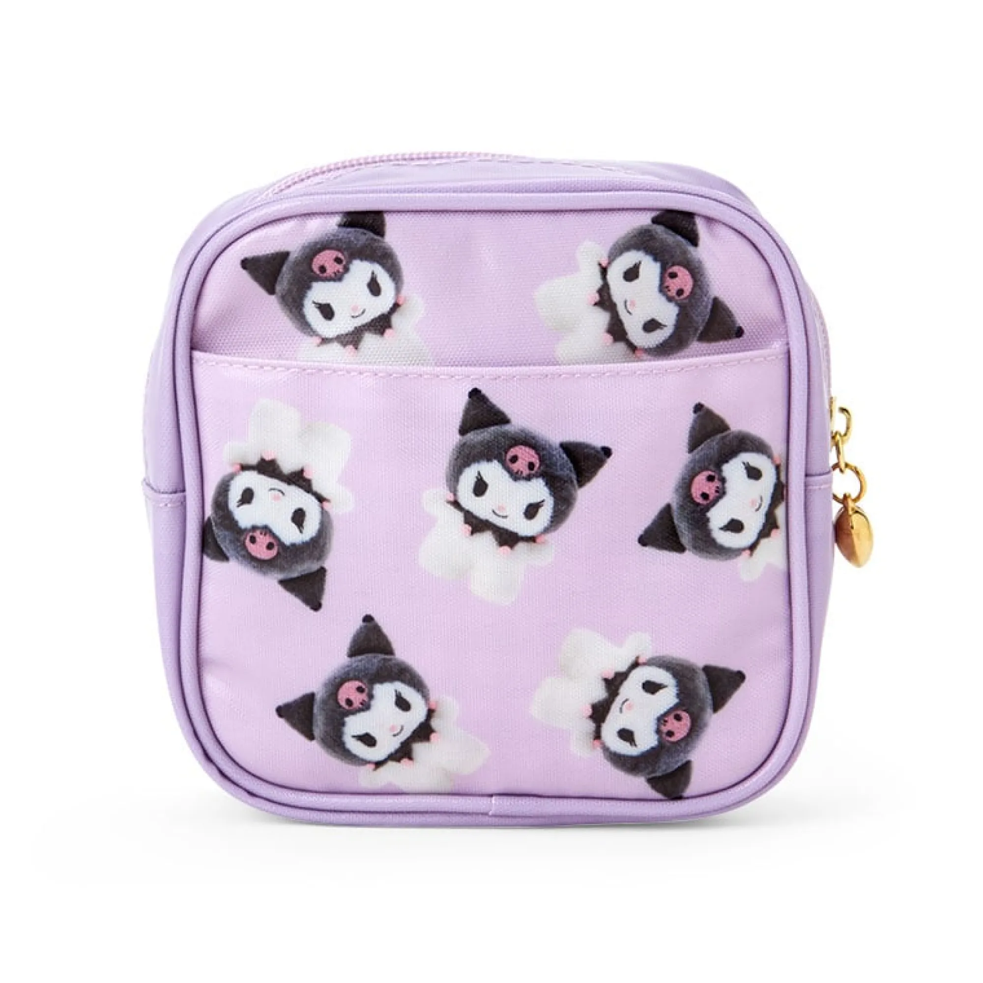 Japan Original Kuromi Mini Zipper Pouch (Pitatto Friends Series)