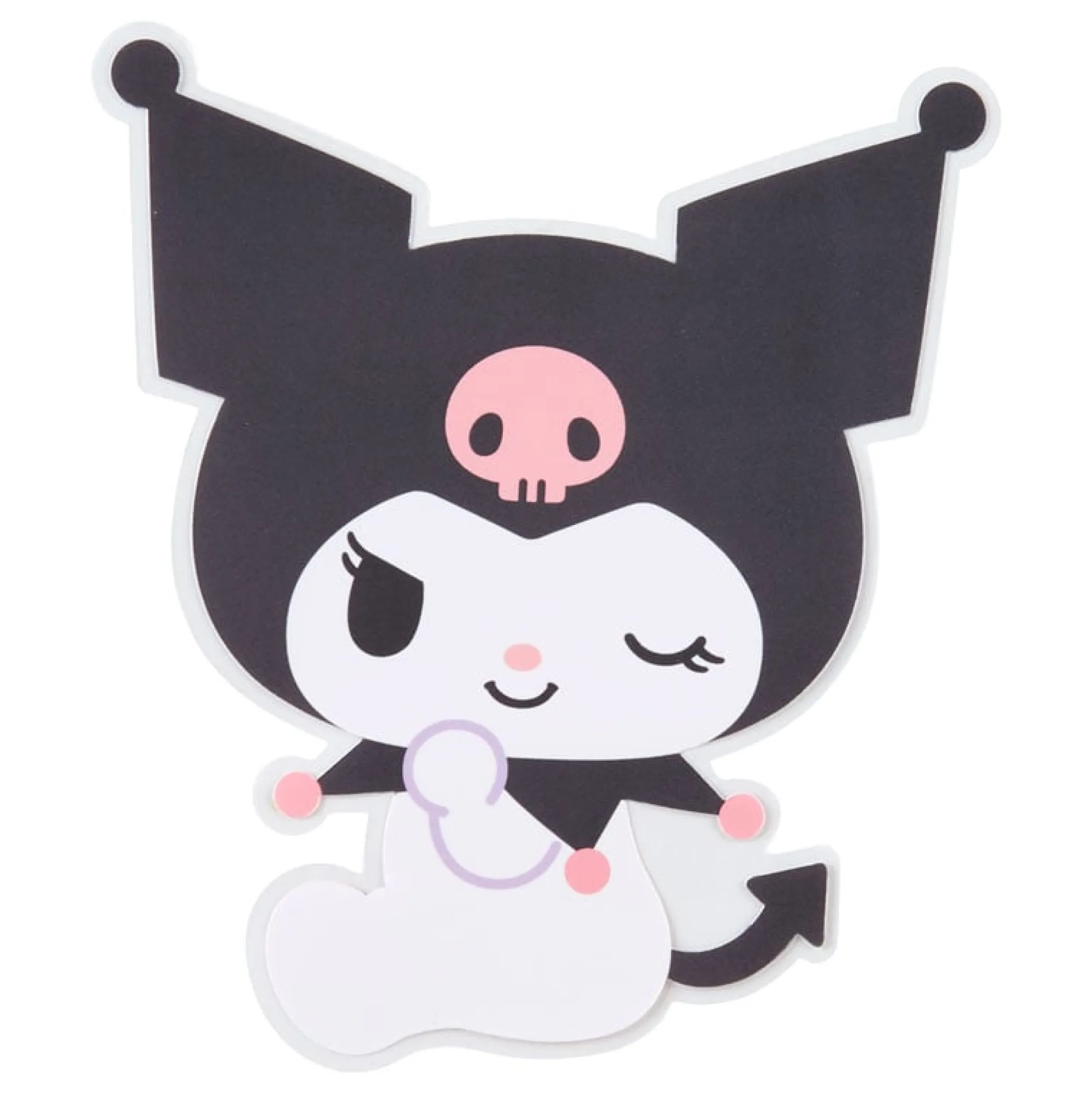 Japan Original Kuromi 3-pc Dress Your Tech Sticker Set