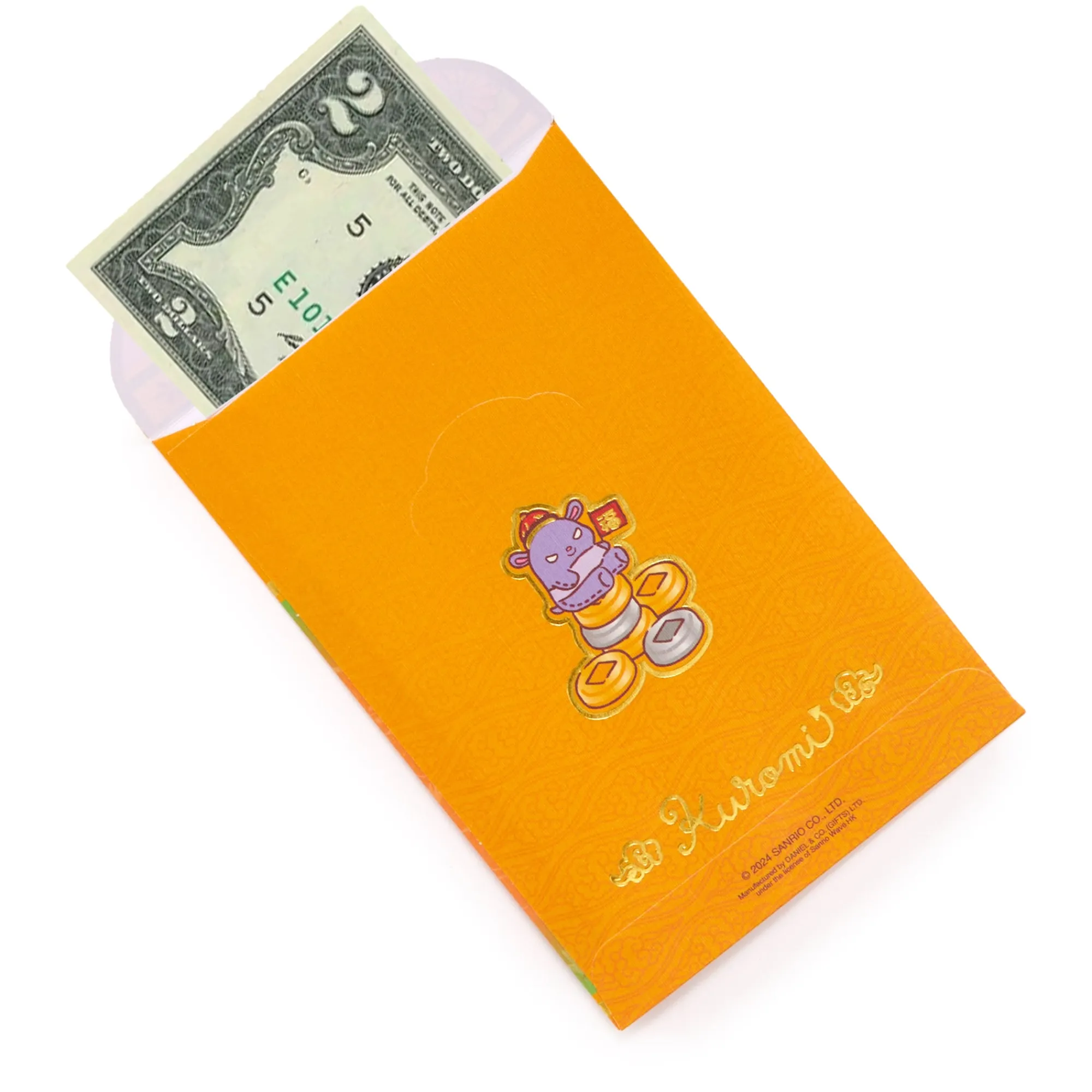 Global Original Kuromi 10-pc Enclosure Envelopes (Gold)