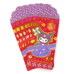 Global Original Kuromi 8-pc Vertical Enclosure Envelopes (Red)