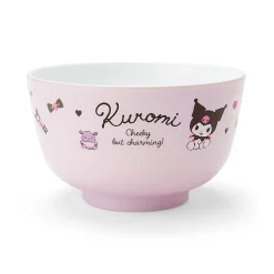 Japan Original Kuromi Plastic Soup Bowl