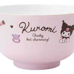 Japan Original Kuromi Plastic Soup Bowl
