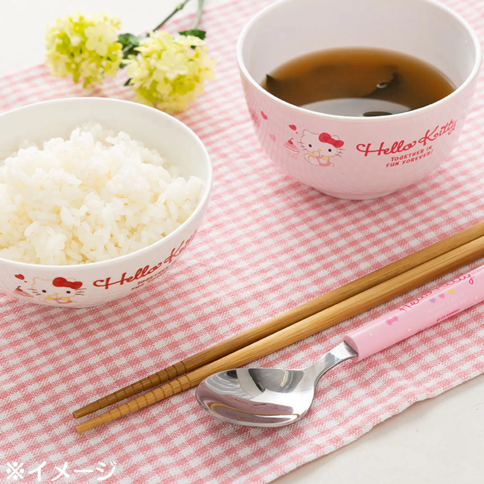 Japan Original Kuromi Plastic Soup Bowl