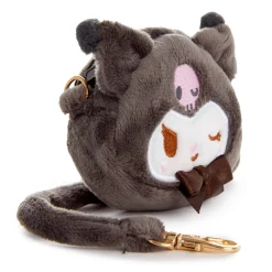Global Original Kuromi Plush Convertible Mini Pouch (Wink Series)