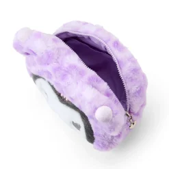 Japan Original Kuromi Plush Crossbody Bag (Leopard Pals Series)