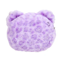 Japan Original Kuromi Plush Crossbody Bag (Leopard Pals Series)