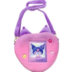 Global Original Kuromi Plush Crossbody Bag (Kuromi Loves U)