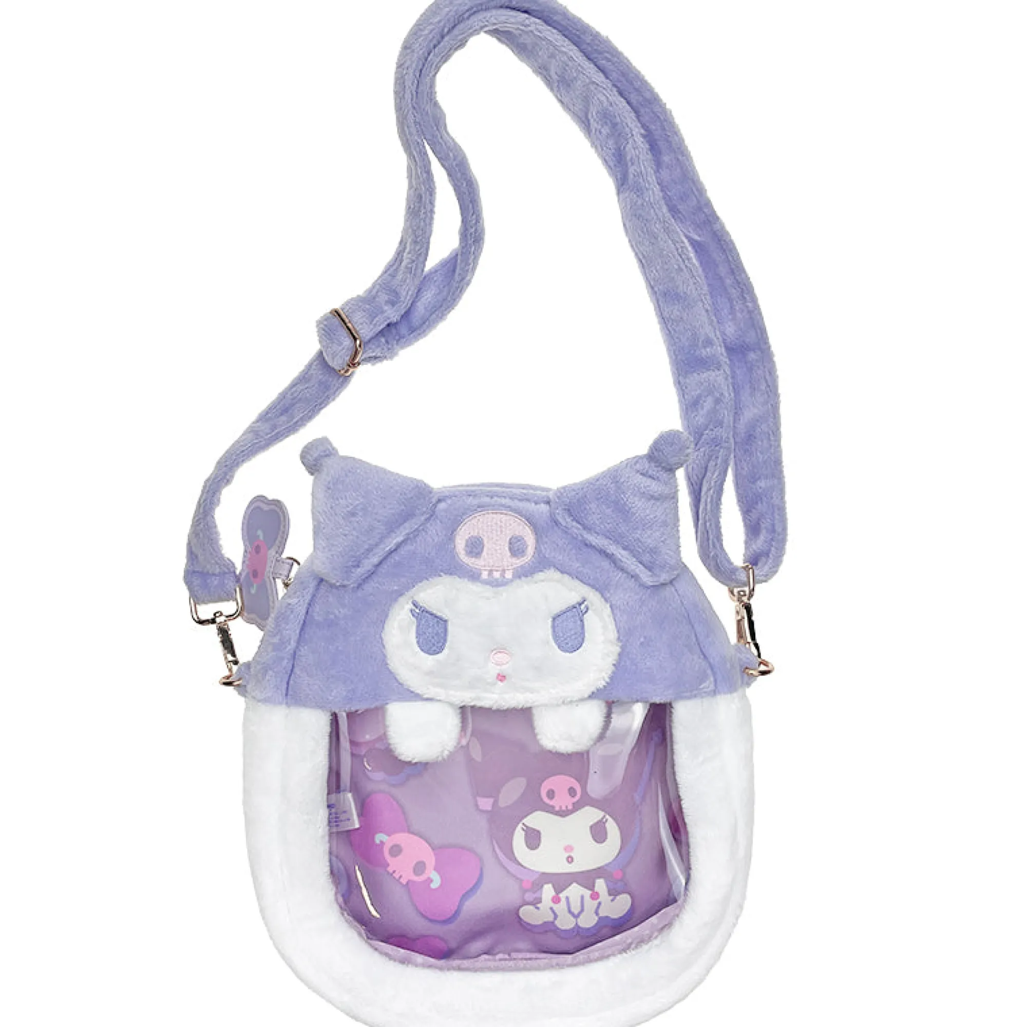 Global Original Kuromi Plush Crossbody Ita-Bag