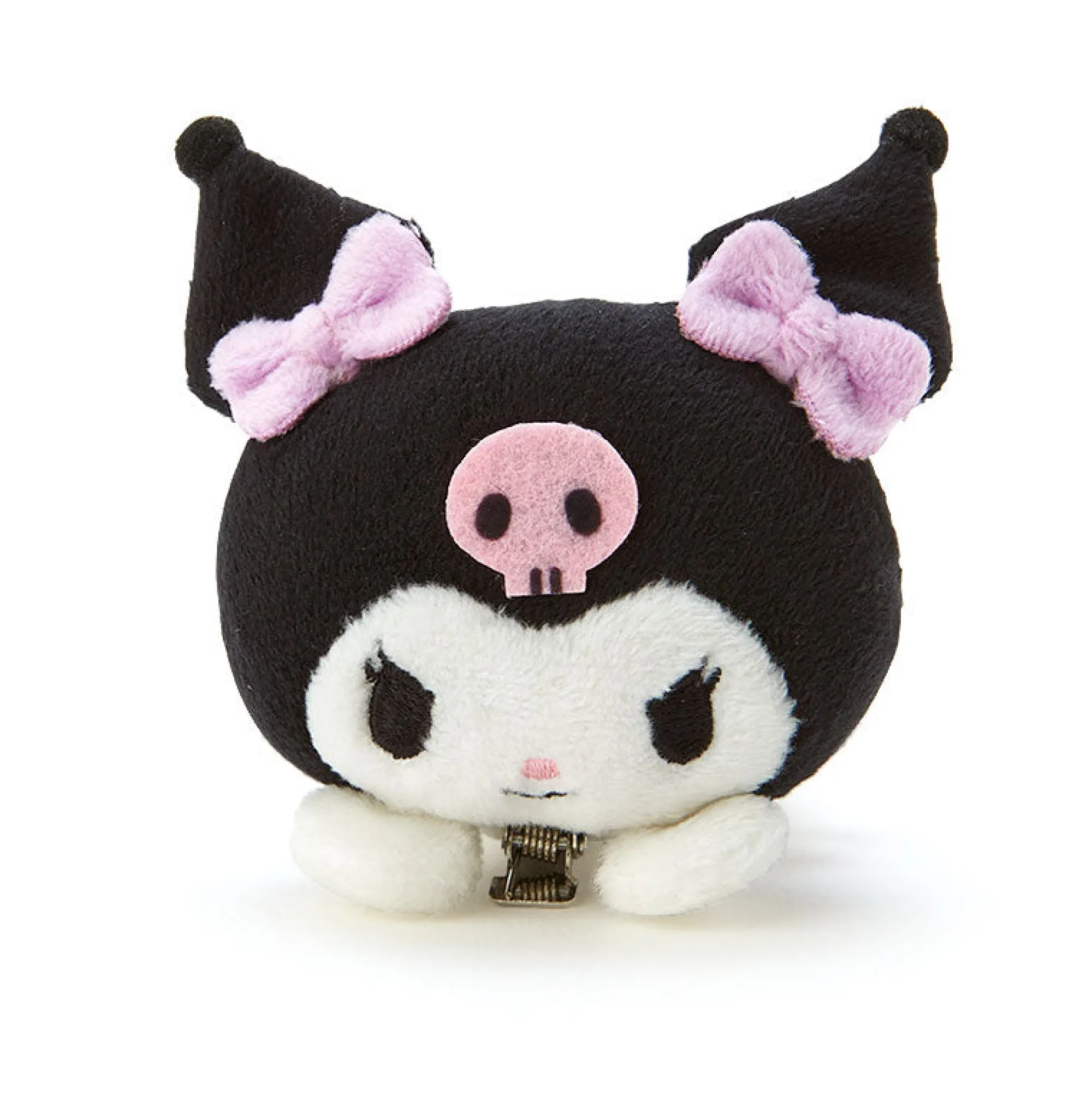 Japan Original Kuromi Plush Hair Clip