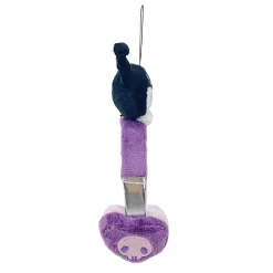 Global Original Kuromi Plush Headphones Bag Charm