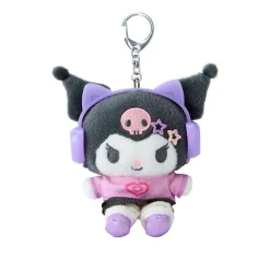 Japan Original Kuromi Plush Keychain Mascot (Heisei Pop Series)