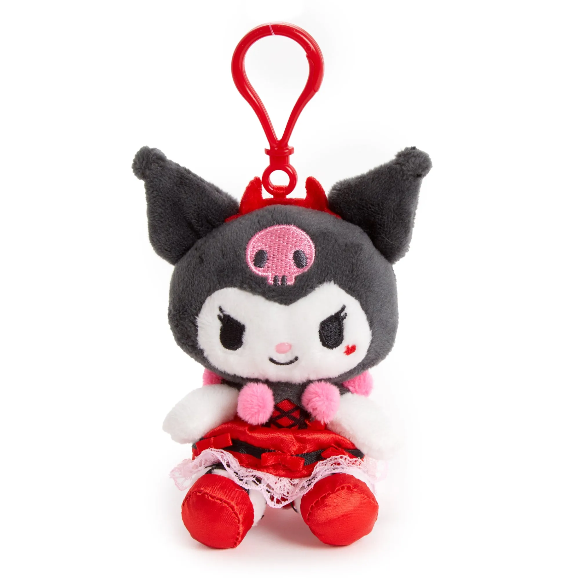 NAKAJIMA CORPORATION Kuromi Plush Mascot Clip (Strawberry Treat Series)