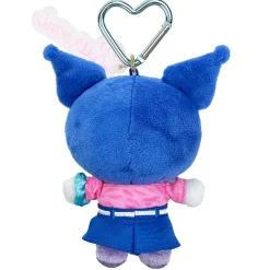 Global Original Kuromi Plush Mascot Keychain (Kuromi Loves U)