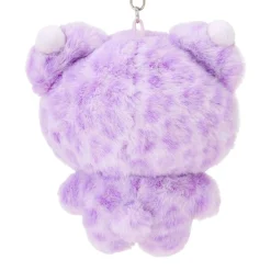 Japan Original Kuromi Plush Mascot Keychain (Leopard Pals Series)