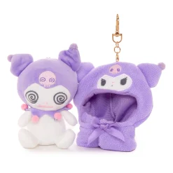 Global Original Kuromi Plush Mascot Keychain (Frightened Series)