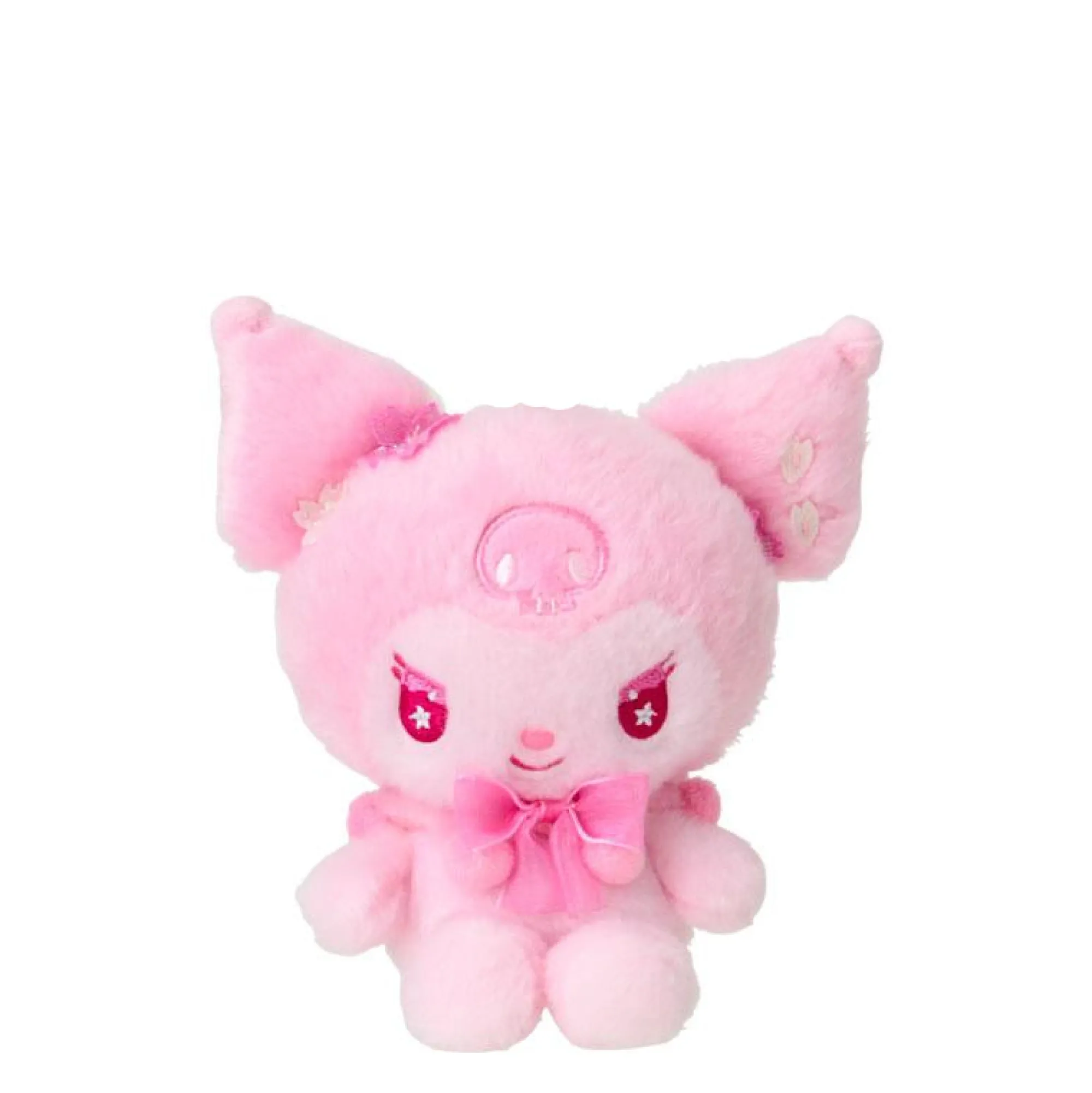 Japan Original Kuromi Plush Mascot Keychain (Sakura Petals Series)