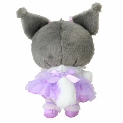 Japan Original Kuromi Plush Mascot Keychain (Ballet Kitten Series)
