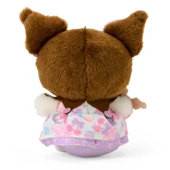 Japan Original Kuromi Plush Mascot Keychain (Retro Pastel Series)