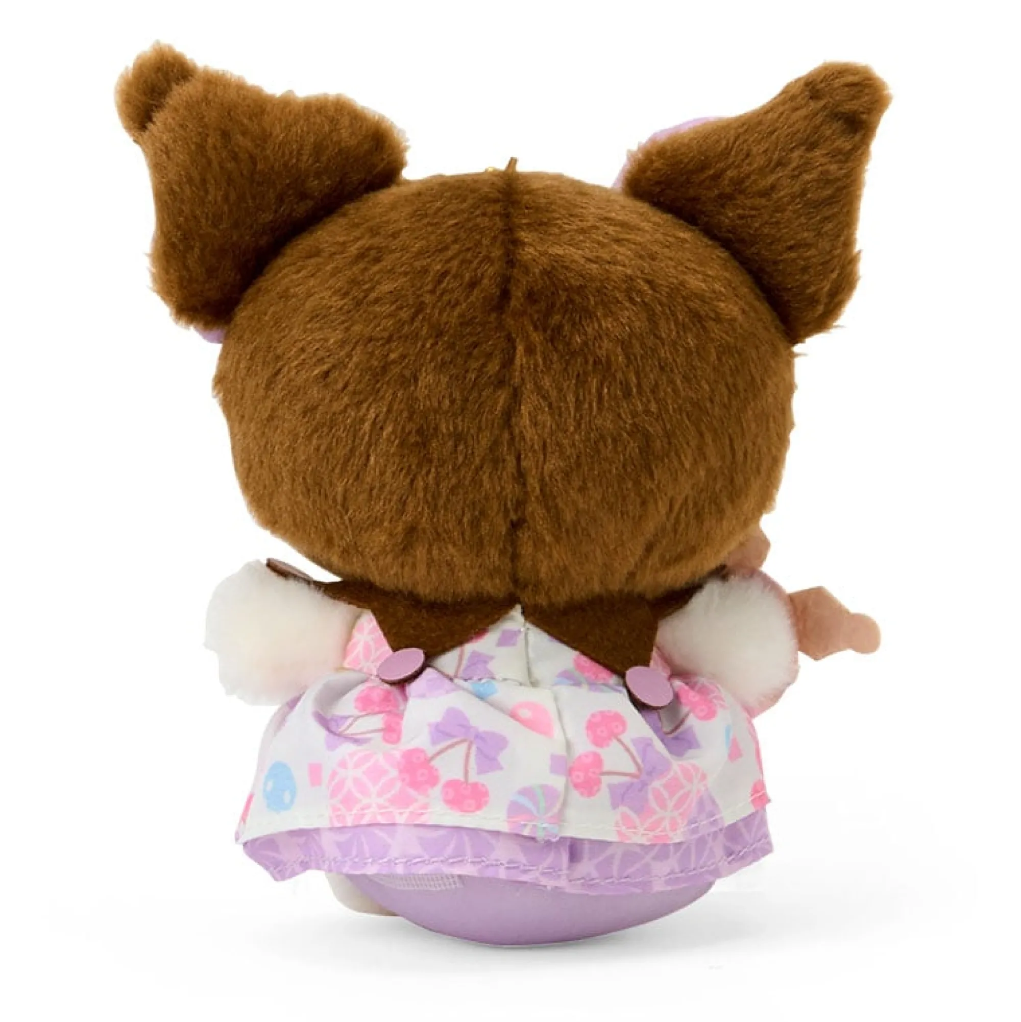 Japan Original Kuromi Plush Mascot Keychain (Retro Pastel Series)