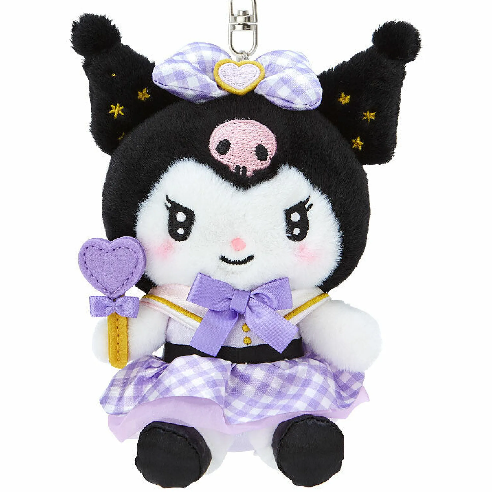 Japan Original Kuromi Plush Mascot Keychain (Love You More Series)