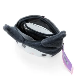 Japan Original Kuromi Plush Mini Face Pouch