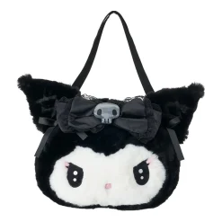 Japan Original Kuromi Plush Tote Bag (Midnight Melokuro Series)