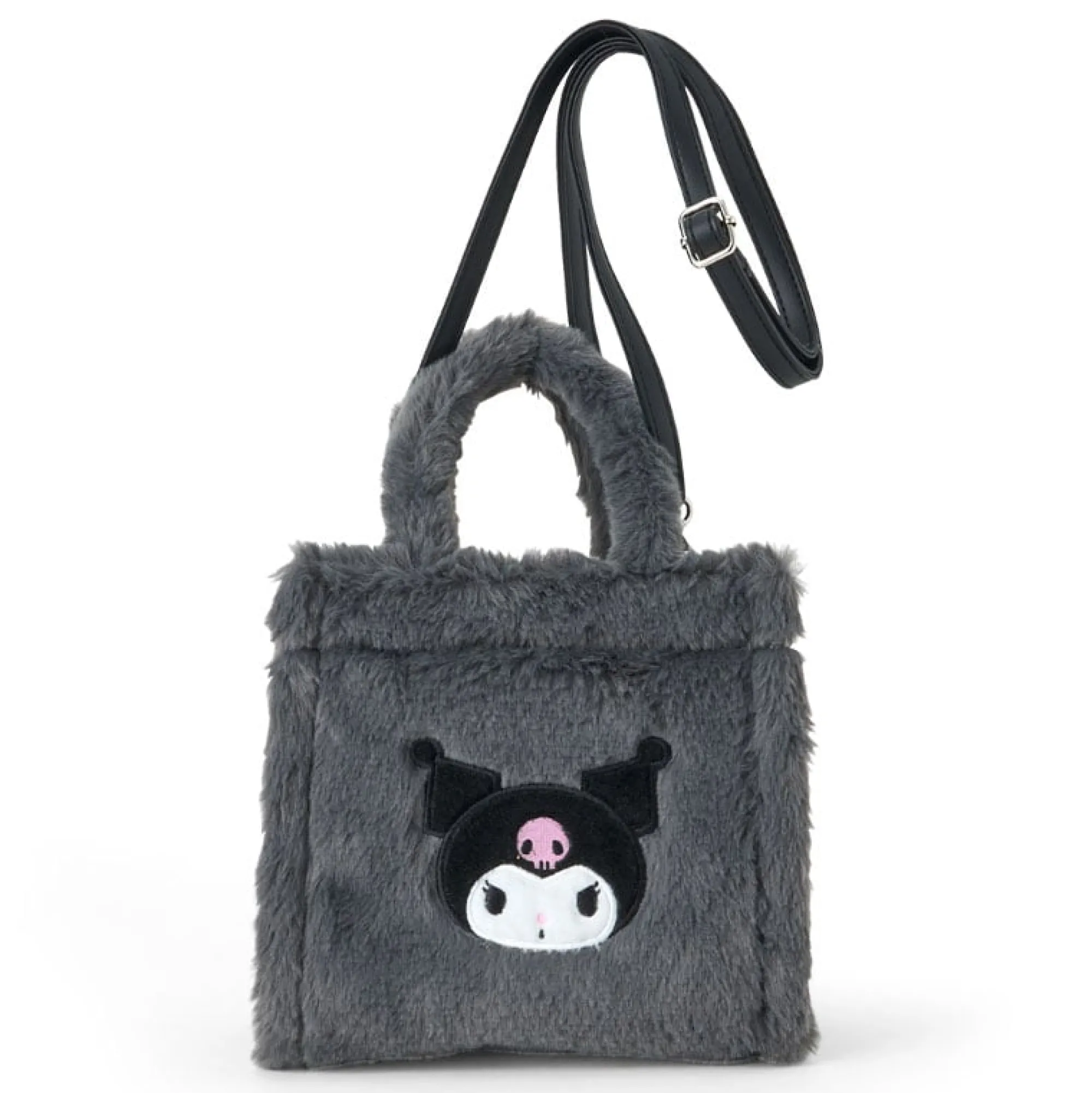 Japan Original Kuromi Plush 2-Way Mini Tote