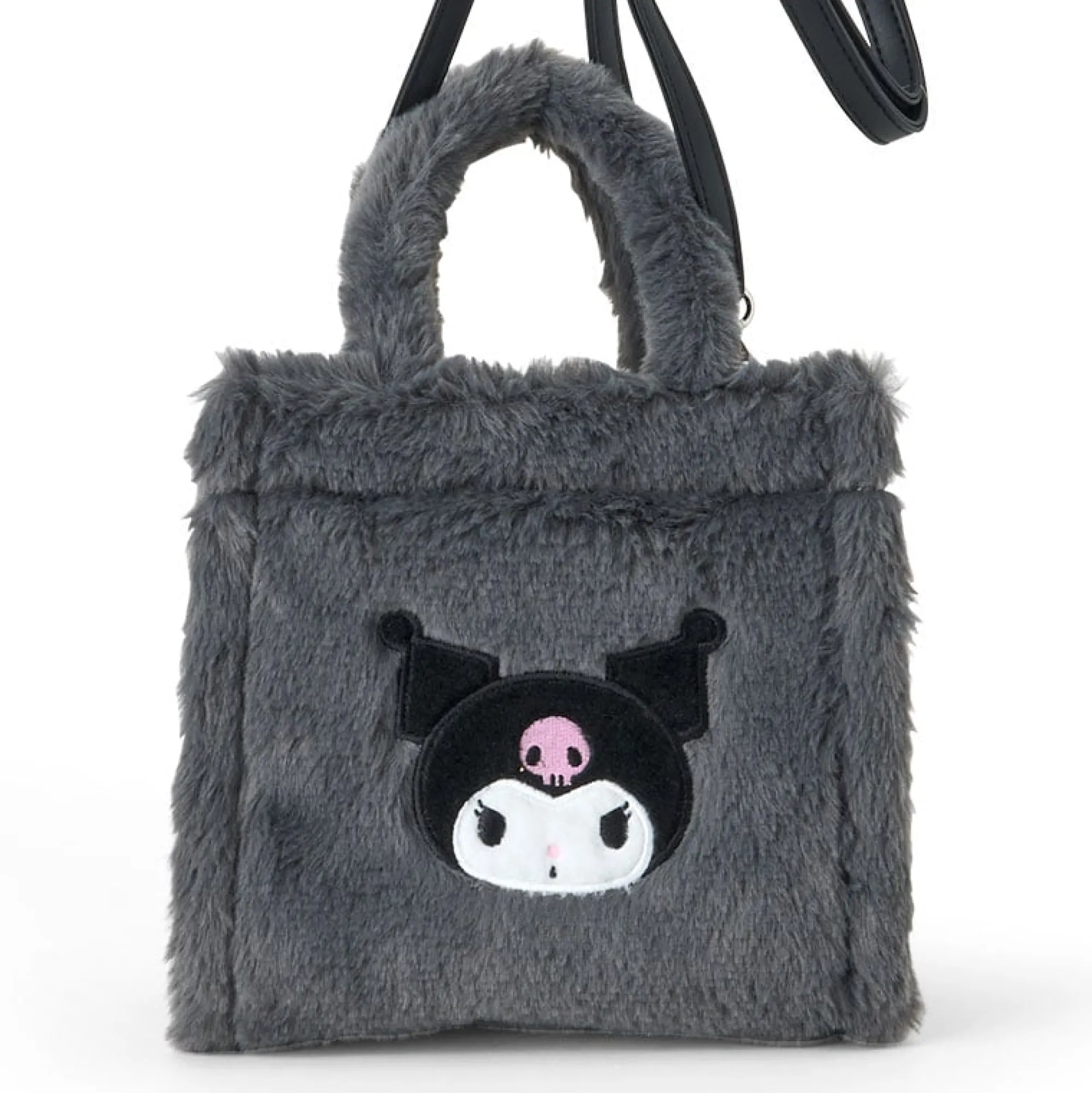 Japan Original Kuromi Plush 2-Way Mini Tote