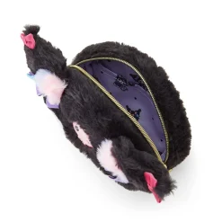 Japan Original Kuromi Plush Zipper Pouch (Slumber Room Series)