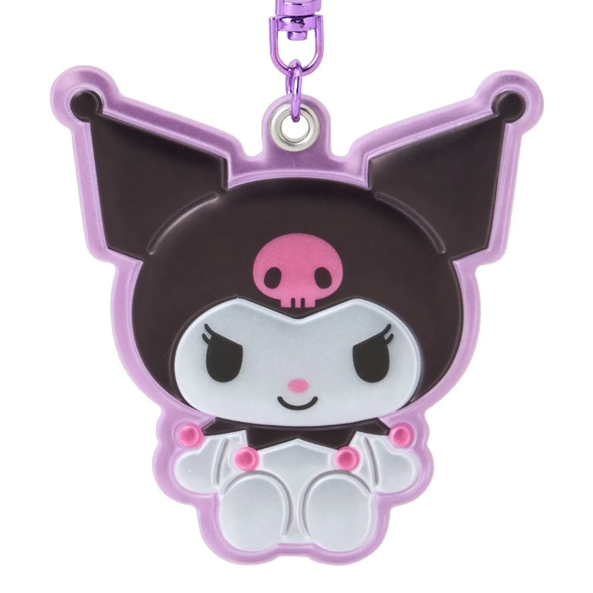 Japan Original Kuromi Reflective Keychain (Sanrio Forever Series)