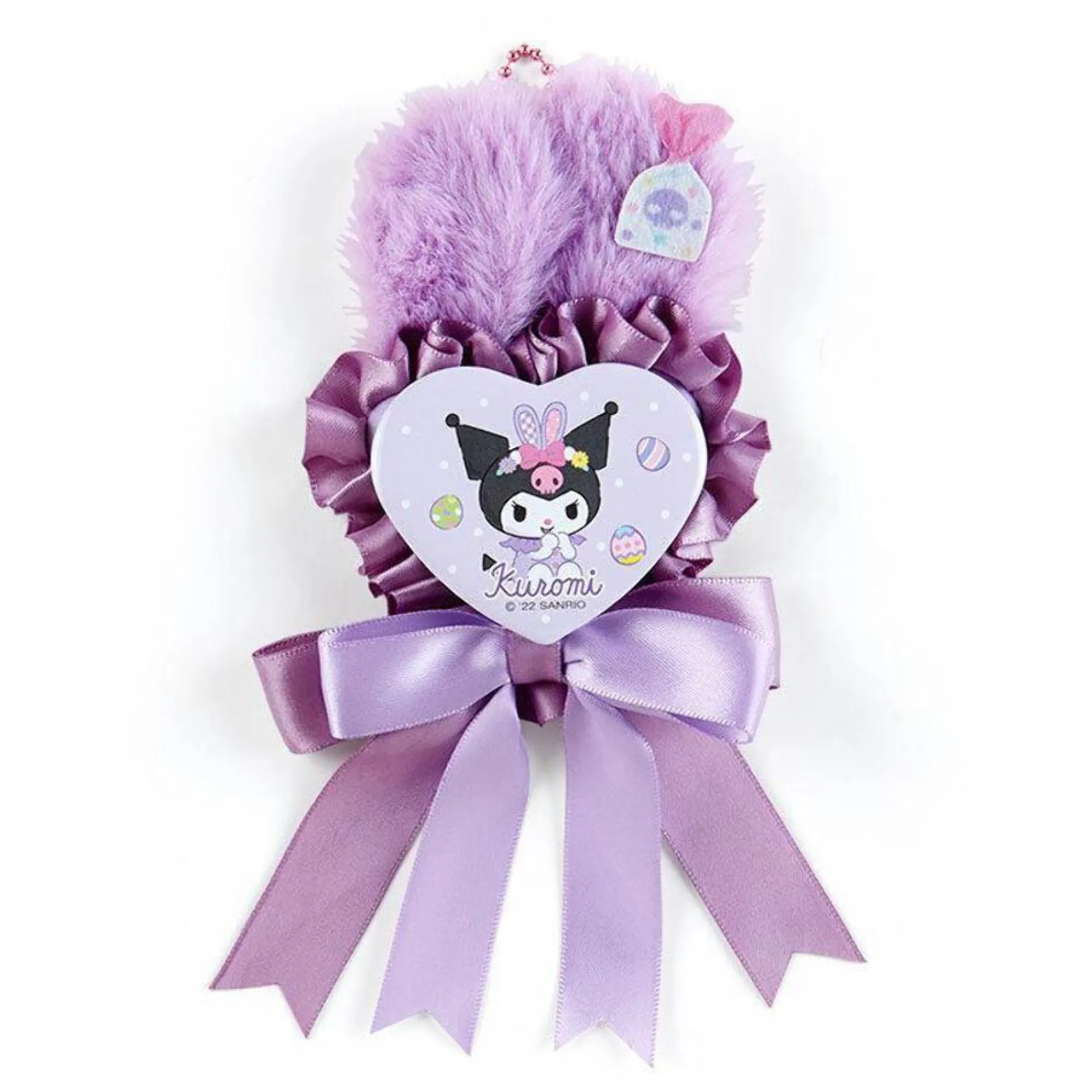 Japan Original Kuromi Rosette Badge (Spring Things Series)