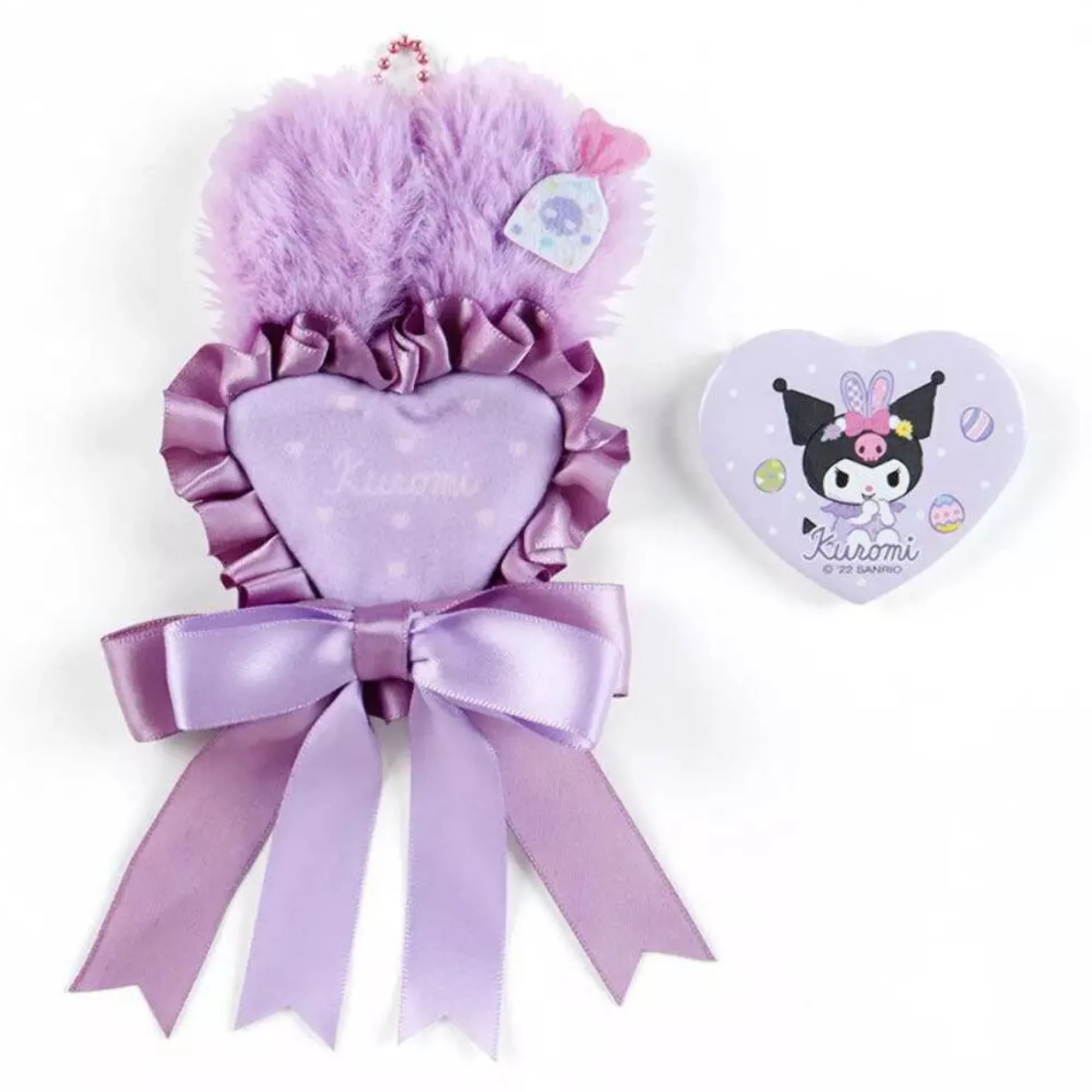 Japan Original Kuromi Rosette Badge (Spring Things Series)