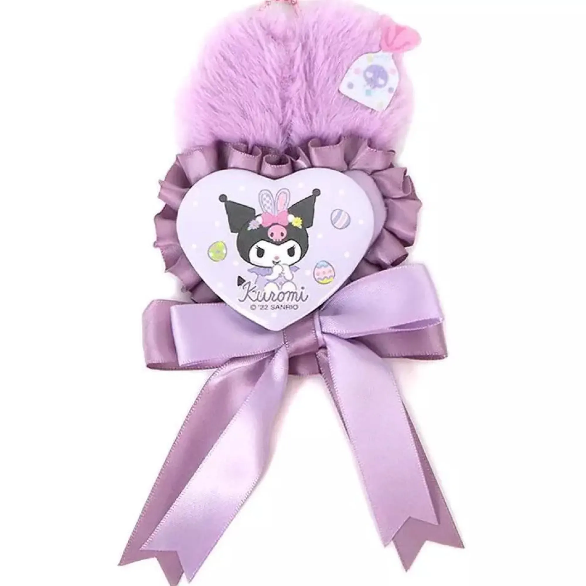 Japan Original Kuromi Rosette Badge (Spring Things Series)