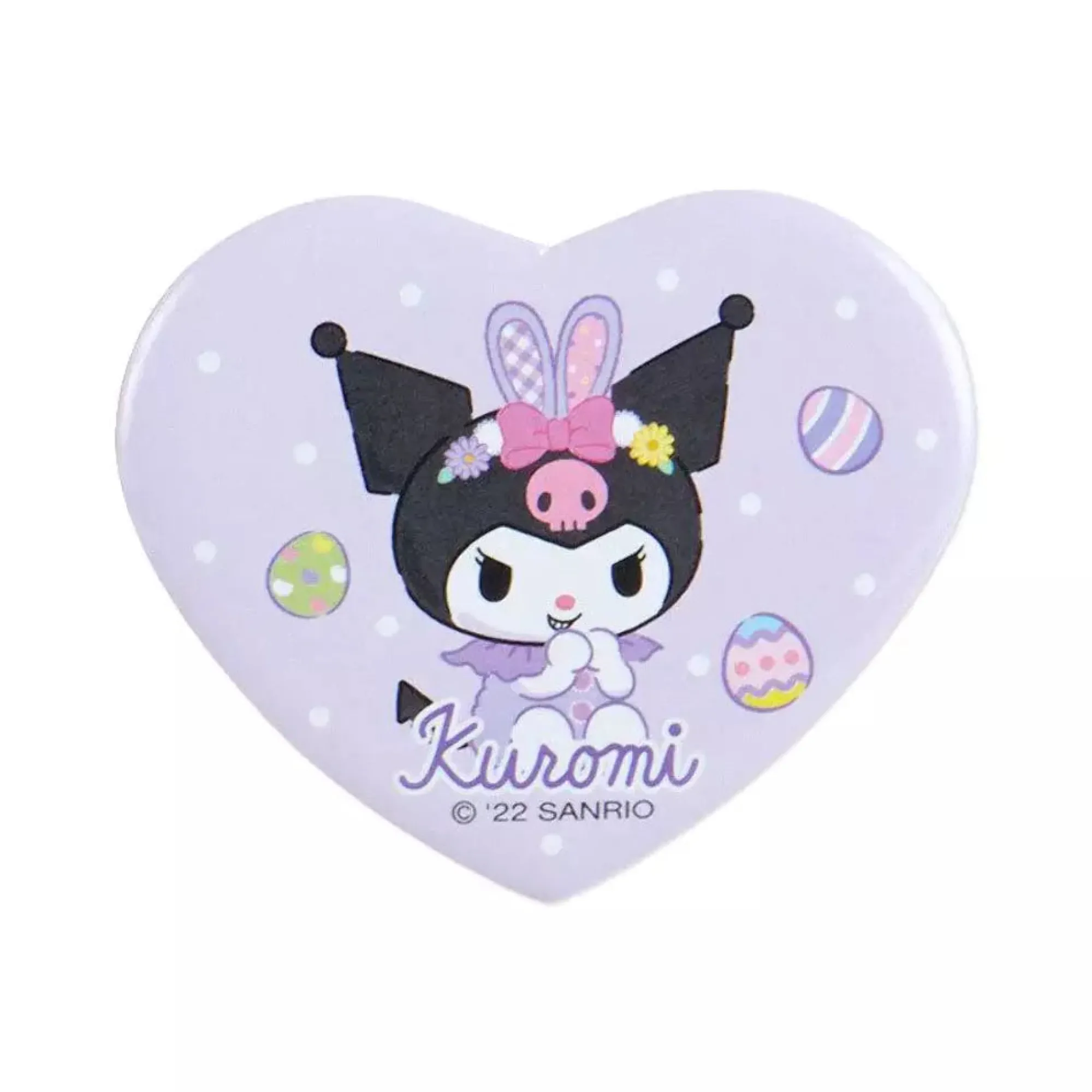 Japan Original Kuromi Rosette Badge (Spring Things Series)