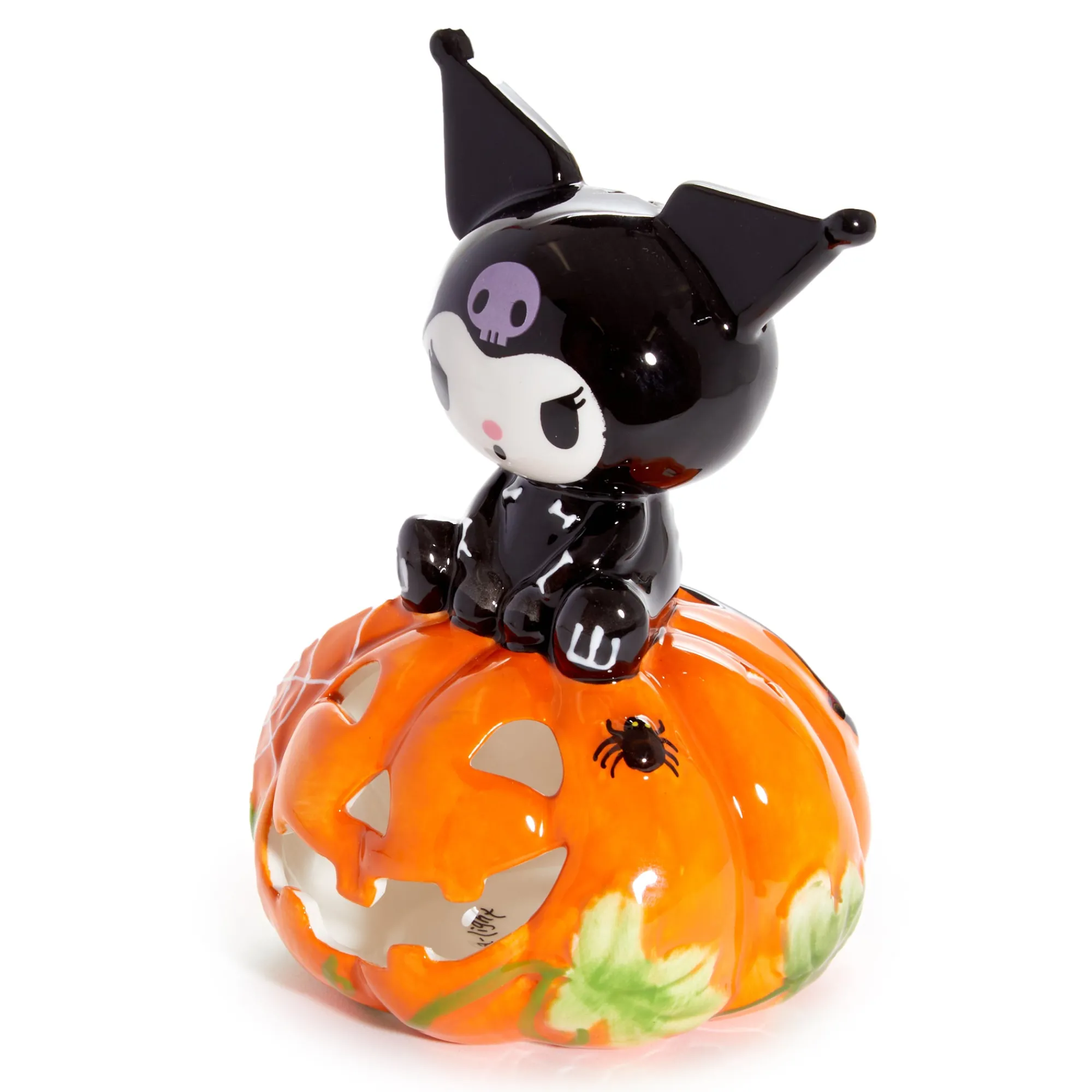 Blue Sky Clayworks Kuromi Skeleton Ceramic Tealight Holder