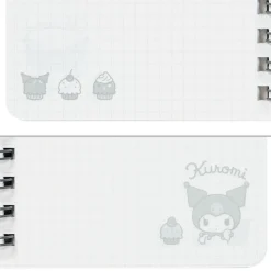 Japan Original Kuromi Slim Spiral Notebook (Elastic Closure)