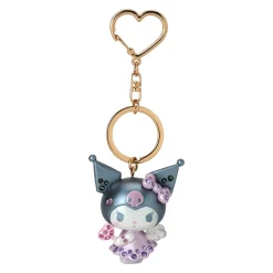 Japan Original Kuromi Sparkle Keychain (Dreaming Angel Series Pt 2)