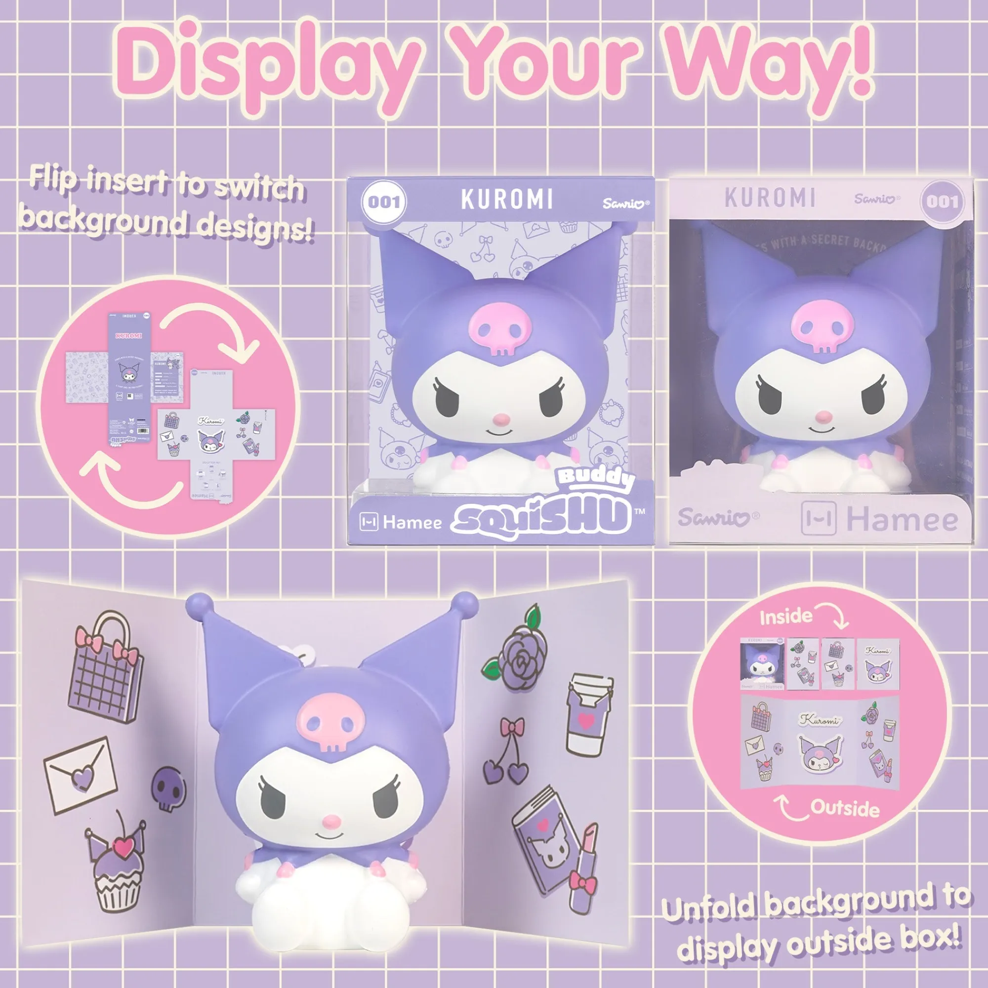 Hamee.com - Hamee US Kuromi SquiSHU (Series Buddy 001)