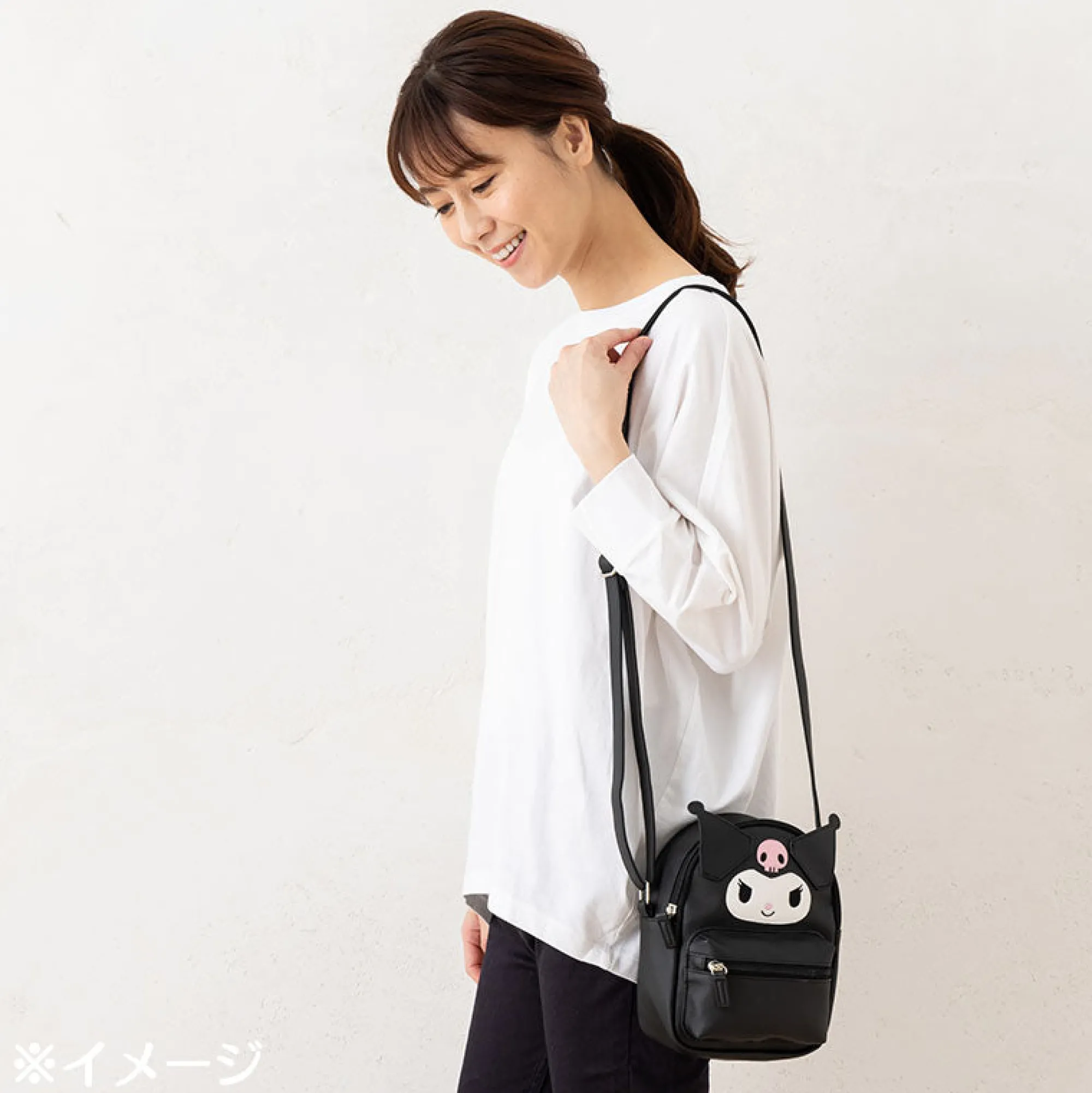 Japan Original Kuromi Structured Mini Crossbody Bag